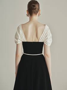 Vestido de cuervo de alta moda Vestidos de mujer Estilo elegante Ropa informal para la vida diaria - Product Image 6