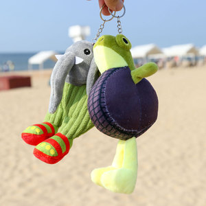 Porte-clés en peluche personnalisé <span class=keywords><strong>de</strong></span> <span class=keywords><strong>petite</strong></span> <span class=keywords><strong>taille</strong></span> avec anneau porte-clés, créez votre propre porte-clés en peluche <span class=keywords><strong>pour</strong></span> sacs, style à suspendre - Product Image 2
