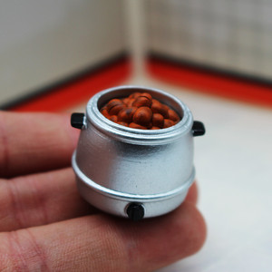 BTXIXI Miniatura de Simulación de <span class=keywords><strong>Supermercado</strong></span>, Olla para Té y Sopa, Modelo de Escena de Tienda de Conveniencia - Product Image 5