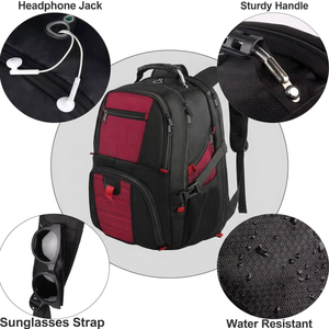 <span class=keywords><strong>Mochila</strong></span> de Viaje para Viajes Internacionales, <span class=keywords><strong>Mochila</strong></span> para Portátil de 17 Pulgadas con Correa para Equipaje para Mujeres y Hombres - Product Image 3