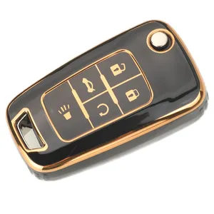 Étui de <span class=keywords><strong>clé</strong></span> de voiture en TPU souple 2/3/4/5 boutons pour Buick/Opel <span class=keywords><strong>Chevrolet</strong></span> Cruze Epica Lova Camaro Impala Aveo Malibu Sail <span class=keywords><strong>Orlando</strong></span> - Product Image 5