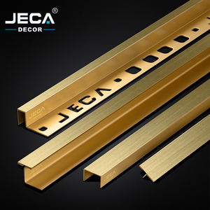 Profili in <span class=keywords><strong>rame</strong></span> per piastrelle Foshan JECA New Material, finiture in ottone per decorazione di pareti, profili per piastrelle di alta qualità. - Product Image 6