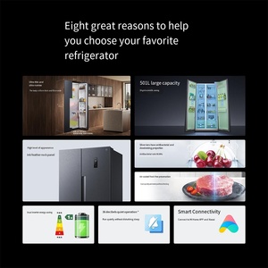 For <b>Refrigerator</b> Double Door 610L Dual Frequency Conversion, Frost-free, APP Control, Quiet Large Capacity BCD-610WMSA 610 - Product Image 6