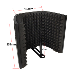 OEM Nhựa Microphone Cách Ly Lá Chắn Âm Thanh Hấp Thụ Bọt Vocal Booth <span class=keywords><strong>Pop</strong></span> Lọc Cho Condenser Microphone Ghi Âm - Product Image 4