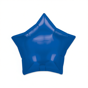 Party Love Foil Star <b>Balloon</b> Blue 19 In Metallic Birthday Party <b>Decor</b> KIDS - Product Image 1