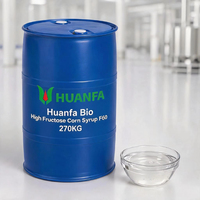 Sirop de maïs à haute teneur en fructose F60, édulcorant liquide, marque HFBIO, pour les boissons, les confiseries, les applications alimentaires, MOQ 1 tonne, directement de l'usine