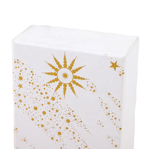 Boîte d'emballage cadeau pour bijoux en carton rigide avec logo personnalisé, gaufrage, laminage mat et doublure en éponge - Product Image 5
