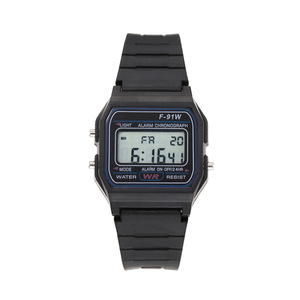 Student Children's Sports Digital Electronic Watch F-91w Multi-Function Luminous Alarm <strong>Clock</strong> Square Design - Product Image 5