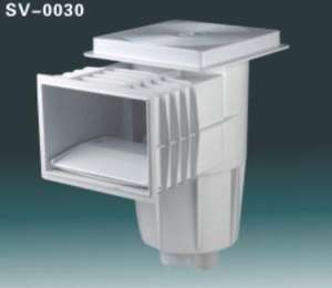 ABS واسعة الفم مقشدة بركة المياه تركيب التبعي تسرب مقشدة - Product Image 3