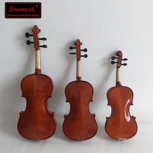 Sinomisik Handmade Tất Cả Các Rắn Gỗ Phun <span class=keywords><strong>Violin</strong></span> 4/4 1/8 Kích Thước Dây Cụ Với Trường Hợp Và Bow Tùy Chỉnh Nhãn Nhà Máy Giá - Product Image 5