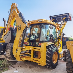 Chargeuse-pelleteuse JCB 4CX d'occasion, performances puissantes, faible nombre d'heures de fonctionnement, JCB 3CX 4CX disponible en stock, prêt à être expédié - Product Image 3
