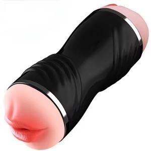 Bestseller 2-in-1 Geräuschloser Erfrischender Flugzeugbecher Erwachsenen-Realistisches Masturbations-Oralsex-Spielzeug Masturbator Sexspielzeug-Box für Männer - Product Image 3