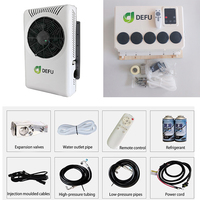 Nuevo Aire Acondicionado DEFU Split de Alta Eficiencia con Compresor Scroll de 24V/12V para Auto, RV y Camión con 7500-9500 BTU