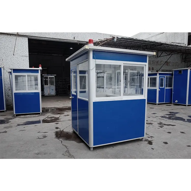 Cabine de segurança portátil para segurança, cabine de alumínio para proteção da polícia e da segurança