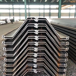 Vente directe usine – Palplanches en acier laminé à chaud de type U SY295/SY390, norme GB, pour murs de soutènement et digues de retenue - Product Image 3