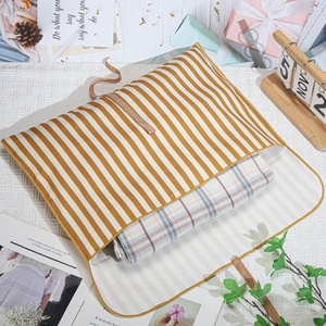 Personalized Label Custom Digital Cotton Twill Dust Bag Natural Stripe Cotton Flap Clothes Shoe Handbag Hair <strong>Envelope</strong> Dust Bag - Product Image 4