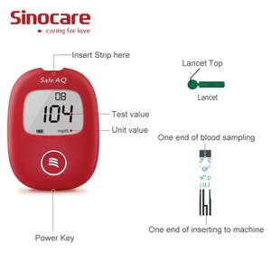 Strip Tes Diabetes Grosir dari Cina, Strip Tes Glukosa, Glukometer, Alat Pengukur Glukosa, <span class=keywords><strong>Monitor</strong></span> Gula Darah - Product Image 2