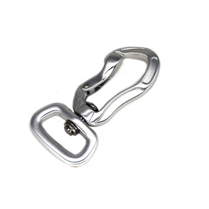 high quality aluminum alloy swivel spring carabiner hook