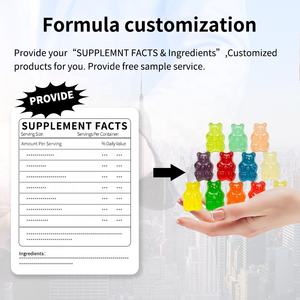 Etiqueta privada, soporte vegano, suplemento orgánico, recuperación muscular, ayuda para osos, melatonina, vitaminas, gomitas para dormir - Product Image 5