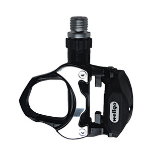 Pédales auto-bloquantes Wellgo, axe en chromoly noir, pour VTT, équipement de cyclisme durable - Product Image 2