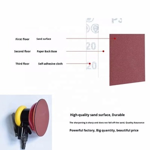 Papel de Lija Redondo Impermeable Personalizado OEM/ODM, Rollo de Papel de Lija Húmedo y Seco, Disco de Lija para Vidrio, Paredes y Madera - Product Image 3