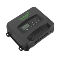 12V 24V 36V 48V 50A PWM controlador de carga Solar AGM Gel plomo ácido LiFePO4 batería cargador Solar con pantalla LCD Dual USB