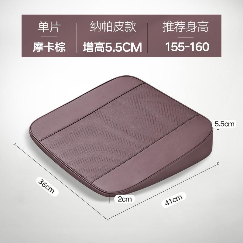 Tapis incliné en cuir marron foncé