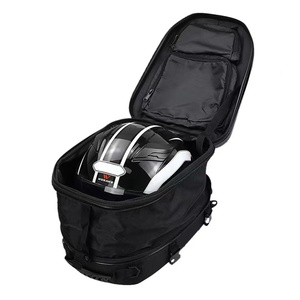 Équipement de vélo de terre Sac arrière Sac de siège arrière rigide ABS étanche Sac de casque Sac à dos - Product Image 3