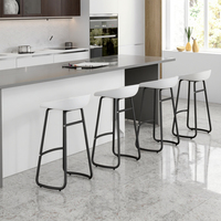Tabouret de Bar Moderne Minimaliste en Fer Haut Art Home Bar Chaise pour Salon Mobile Phone 4S Store Exhibition