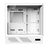 AOJIE - Caja de Ordenador para Juegos ATX OEM al por Mayor, Gabinete Gamer ARGB con Cristal Templado, Chasis con Vista al Mar y Pantalla Digital