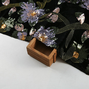 Mới Nhất Phong Cách Ren Lưới Nhung Ren Vải Lưới Vải Thêu Lụa Sữa Thêu Ren Vải Cho Váy Cưới - Product Image 4