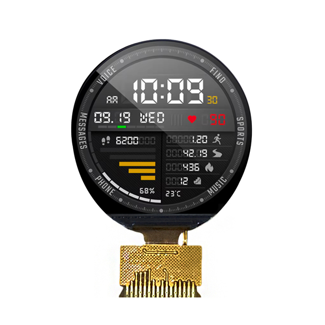 Factory Low price 1.32 inch tft lcd for watch smart watch lcd screen display