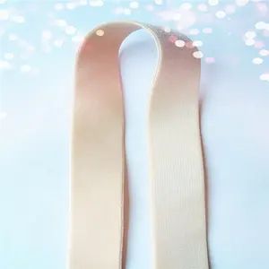 Renkli özel naylon spandex askı elastik için bras