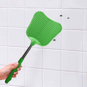 <b>Fly</b> <b>Swatter</b> Stainless Steel Manual Long Handle Plastic Mesh Mosquito <b>Swatters</b> - Product Image 3