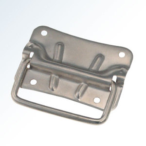 Durable Zinc Plated Metal Bail Pull Handle Easy Install for Flight Case Tool Box Wooden <b>Storage</b> Chest - Product Image 1