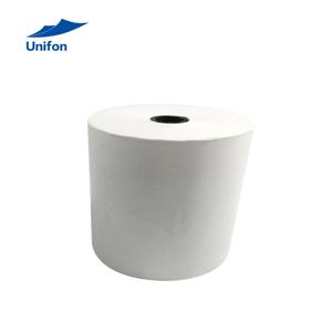 Rouleaux de papier thermique monocouche 80 mm pour caisse enregistreuse, format 57x50 mm, 100 % pâte de bois pure, certifié ISO 9001 - Product Image 3