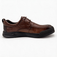 Handgefertigte Designer Business-Casual-Schuhe aus echtem Leder für Herren im Walking-Stil
