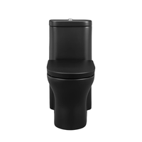 Système WC sans pulvérisateur, deux bidets, une cuvette blanche, chasse d'eau dissimulée, électronique, couvercle de siège de toilette hygiénique