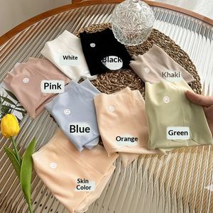 Ropa interior sin costuras Summer Explosions para mujer, transpirable, ultrafina, de secado rápido, con diseño 3D de melocotón, para fitness, de tiro medio, color liso. - Product Image 3