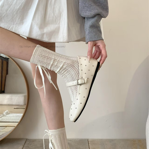 New Fashion Waterproof Coating for Ladies Flat <b>Shoes</b> Cute Clean Style Flats - Product Image 3