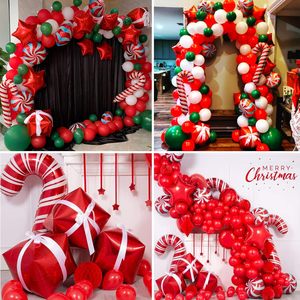 क्रिसमस के बैलून गार्लैंड किट और आर्क पृष्ठभूमि ग्रीन xmas थीम लेटेक्स गुब्बारे और पार्टी की सजावट के लिए सहायक उपकरण - Product Image 4