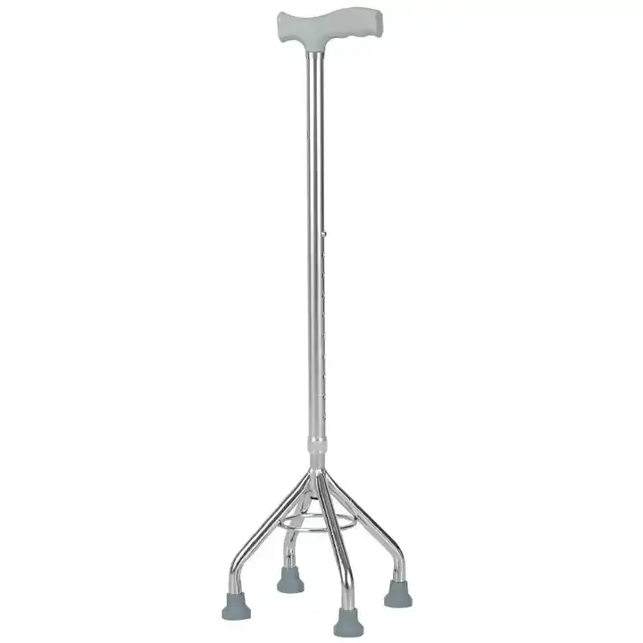 Custom China supplier Medical Home use light mobility Aluminum alloy/ Stainless steel crutch elderly Adjustable Walking Stick