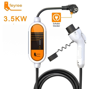 Chargeurs EV Feyree 3,5 kW GBT pour BYD, chargeur EV rapide 16A, phase réglable, chargeur EV portable avec IP66 et câble de charge de 5 m - Product Image 1