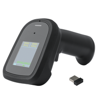 Lecteur de codes QR portable DS5220BGD-1D de haute qualité Scanner de codes à barres USB sans fil avec berceau et écran en stock