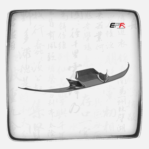 Couverture de séparateur avant en carbone sec de style OEM premium pour Ferrari F8 Tributo Spider 2019+ – Amélioration de l'habillage aérodynamique du pare-chocs avant - Product Image 1
