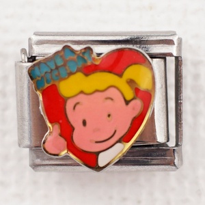 Italian <b>Style</b> New Release Fashion Charm Bracelet Stylish Assembly Chain with Cartoon <b>Head</b> Series Personalized Stylish Accessory - Product Image 5