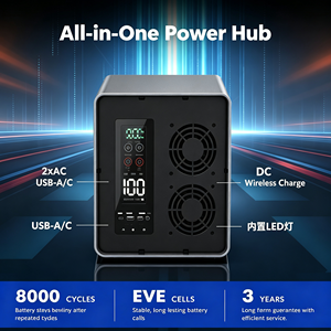 สถานีพลังงานสำรองแบบพกพา Rock New Energy 1000W 500W ความจุแบตเตอรี่ 2009Wh เครื่องกำเนิดพลังงานแสงอาทิตย์ ชาร์จไร้สาย สำหรับการตั้งแคมป์ - Product Image 3
