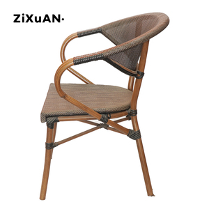 Mobilier <span class=keywords><strong>de</strong></span> <span class=keywords><strong>jardin</strong></span> extérieur français en fonte d'aluminium moderne, chaise <span class=keywords><strong>de</strong></span> café <span class=keywords><strong>de</strong></span> <span class=keywords><strong>jardin</strong></span> en rotin pe <span class=keywords><strong>de</strong></span> bistrot personnalisé en promotion - Product Image 4
