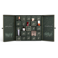 Boîte de calendrier de l'avent extra-large personnalisée en or brillant, écologique, pour Pâques
