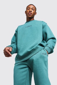 En gros Plaine jogging longue Col rond Survêtement De Haute Qualité Mode Streetwear Survêtement - Product Image 3